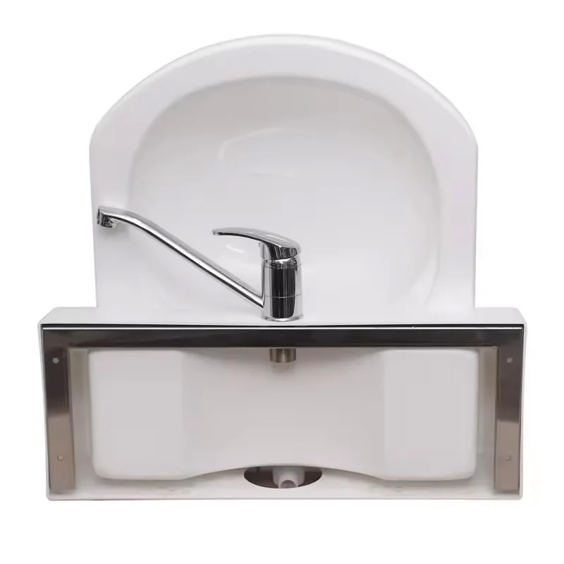 Small-Sized Turn Sink Foldable Basin Simple Operation & Anti-Corrosive For Yachts Powerboats & Pull-Behind Trailers