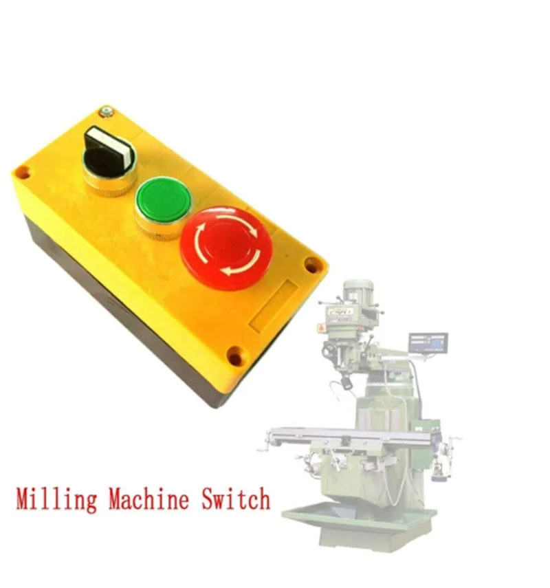 

High Quality Bridgeport Milling Machine Start Stop Control Switch Box Water Pump Lathe Tool CNC