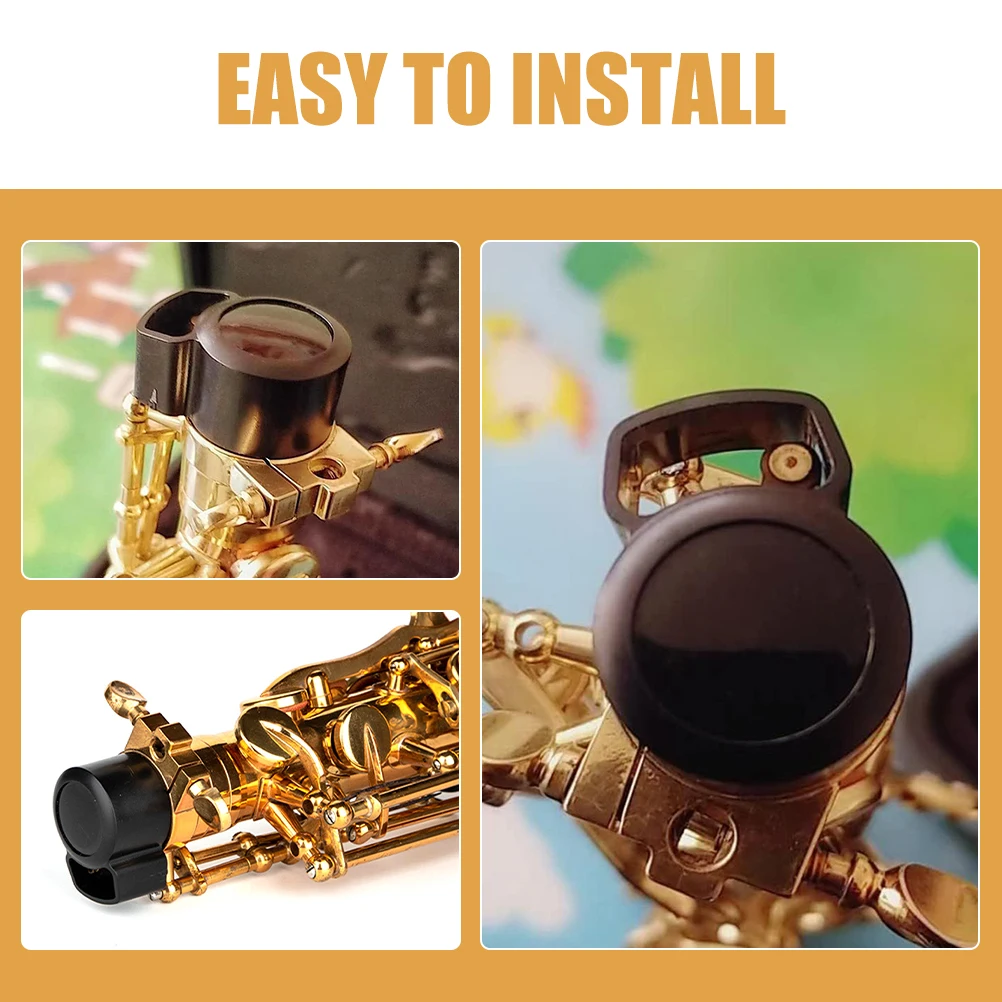 

3pcs Saxophone Cap Plug Alto End Accessories Protective Parts Bent Neck Key Plug for Saxophone saxophone end plug sax