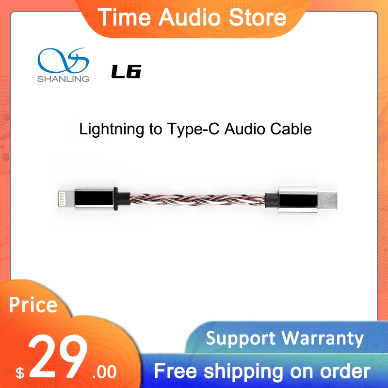 

SHANLING L6 Lightning to Tyte-C Audio Cable