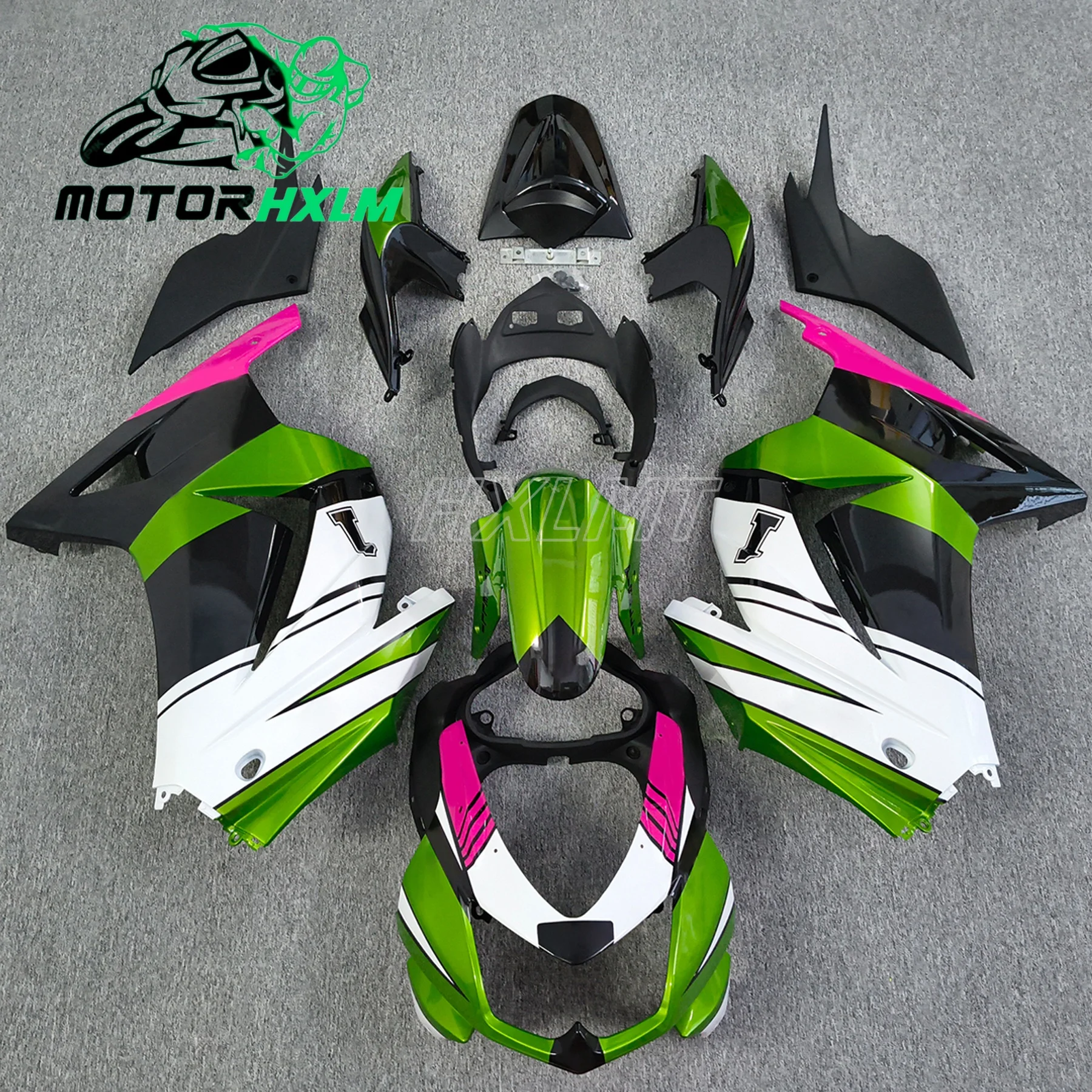 Coudon for Kawasaki Ninja zx250r 08-12 EX 250 2008 - 2012 ZX 250R purple flame injection fairings bodywork
