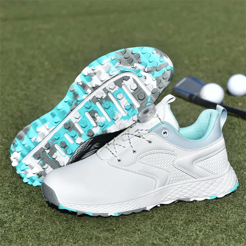 Golf shoes women's fashion casual water-proof golf shoes fixed nail shoes