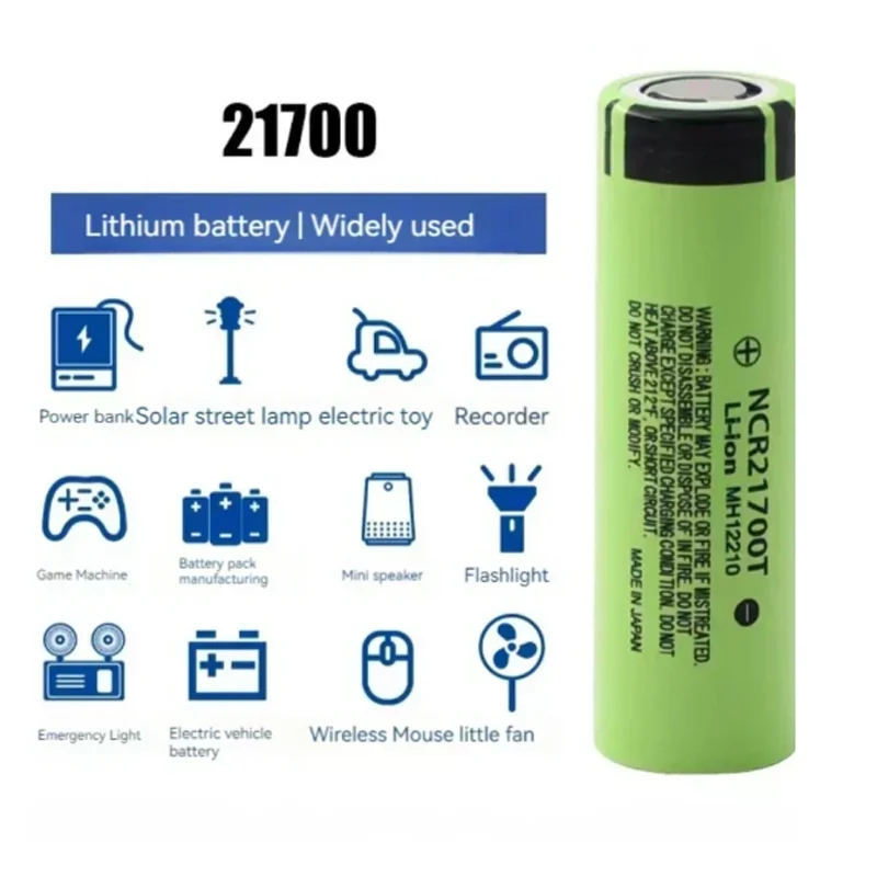 2-60pcs Lii-50E 21700 5000mah Rechargeable Battery 3.7V 5C discharge High Power batteries For High-power Appliances