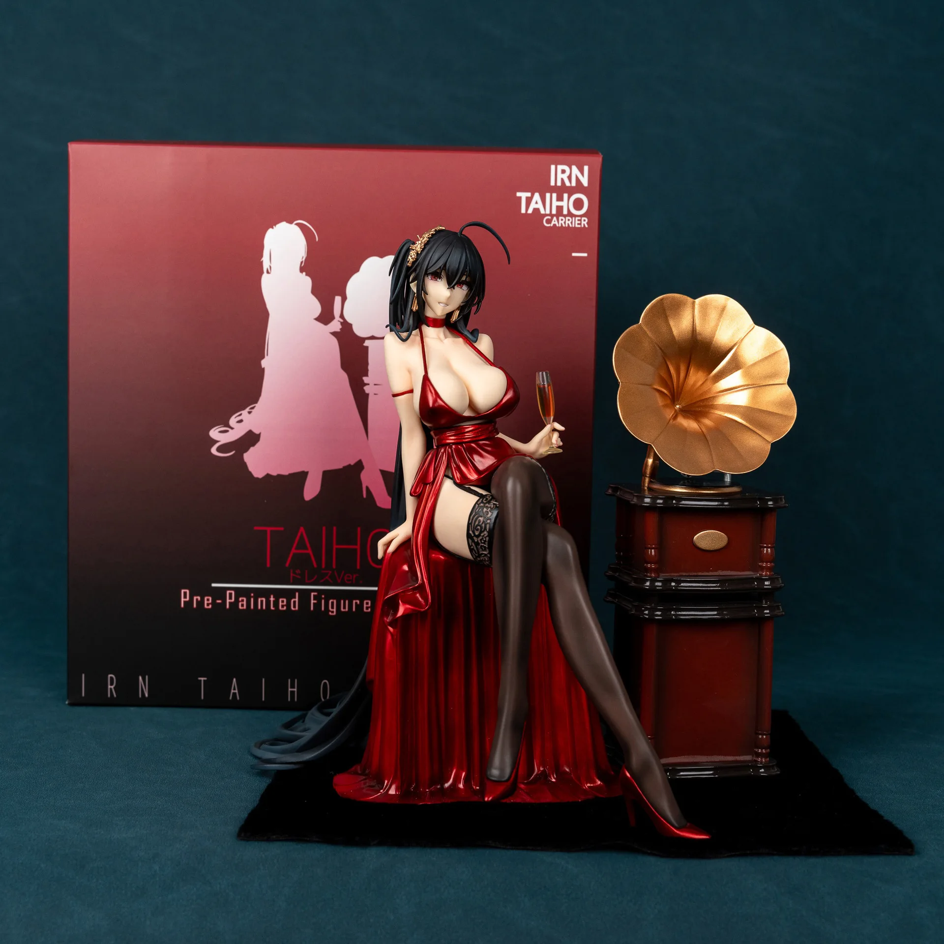 

Up Taihou Dress Hand Made Apple Gk Sitting Beauty Girl Animation Anime Model Decoration Peripheral Birthday Holiday Gift