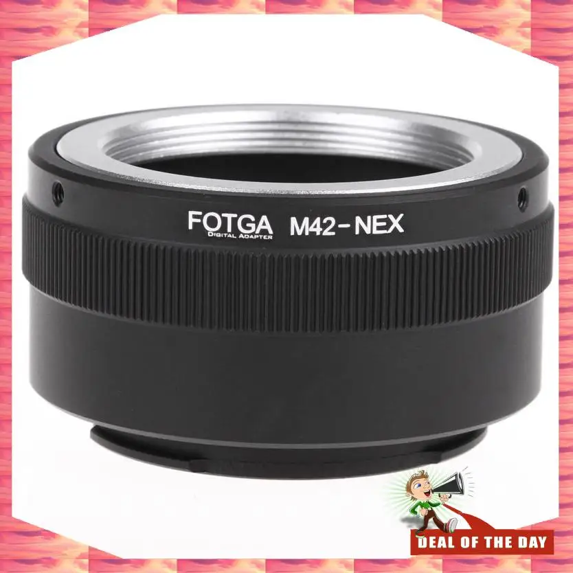 Anel adaptador Fotga M42 com entrega em 24 horas para Sony Nex E - Mount Nex Nex3 Nex5n Nex5t A7 A6000
