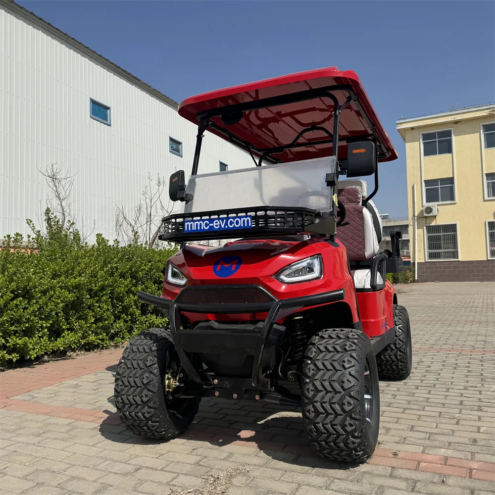 48/60/72V Lithium Battery Hunting 7.5 KW AC Motor Cart with CE DOT Off-road Sightseeing Bus Club Car Electric Golf Cart