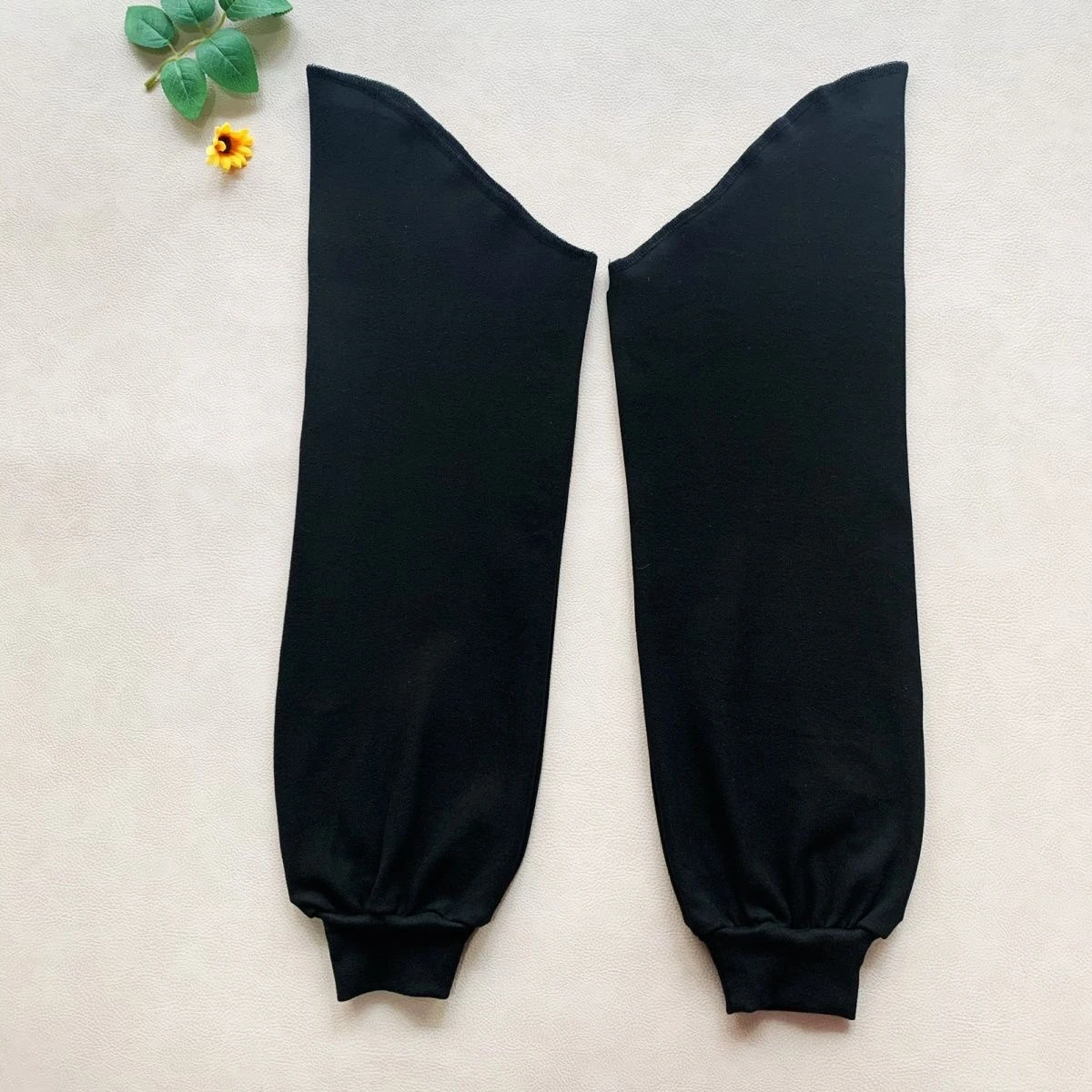 long-sleeve-hoodie-velvet-autumn-winter-decorative-half-finished-diy-handmade-fake-sleeve-cuff-fashionable-stylish-trendy