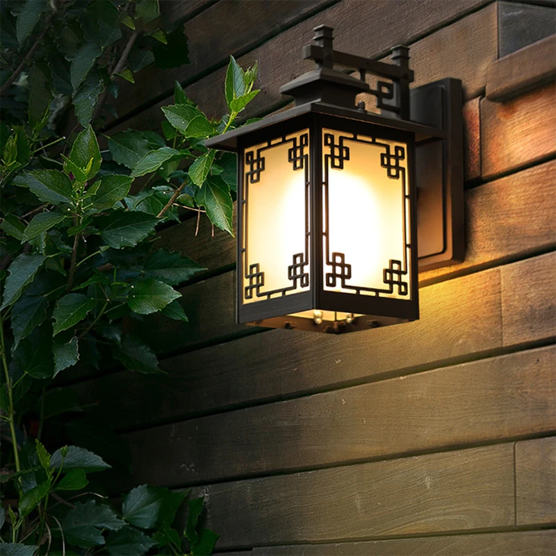 

Europe Outdoor Porch Light Retro Outdoor Wall Lamps Waterproof Vintage Led Lighting for House Gate Patio Aisle Exterior Sconce