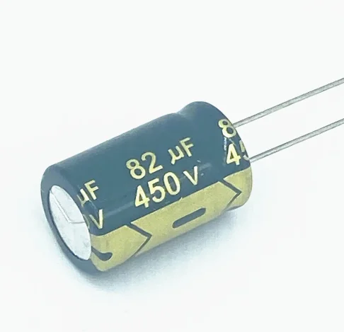 

10PCS Aluminum electrolytic capacitor 82UF 400V 450V high frequency low resistance long life 400V 450V 82UF 18*25 16*25 18*30MM