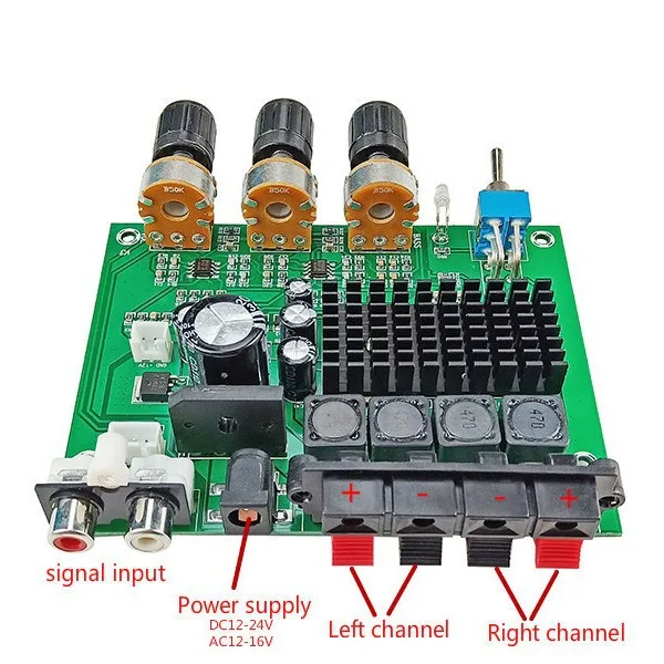 

XH-M570 2×80W Digital Amp Board | TPA3116D2 Pure Sound Level Shifting Preamp