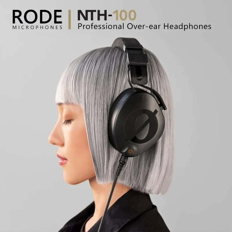 

RODE NTH-100 Professional Headphones Wired Monitoring Headphones Comfortable to Wear Noise Cancelling Headphones for Recording