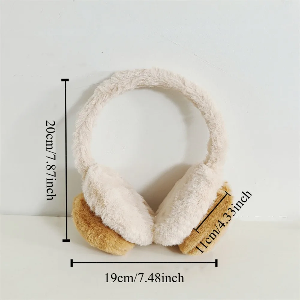 Наушники с милой мультяшной капибарой, утепленные зимние плюшевые наушники-ушанки, грелки для ушей, складные чехлы для ушей, катание на лыжах