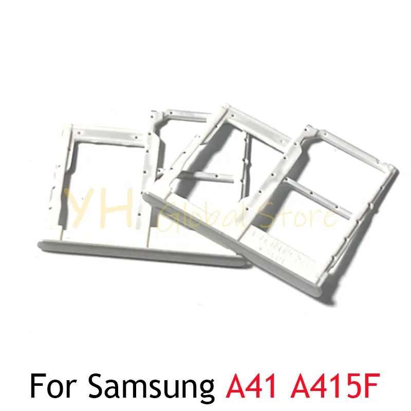 20PCS For Samsung Galaxy A41 A415F Sim Card Slot Tray Holder Sim Card Repair Parts