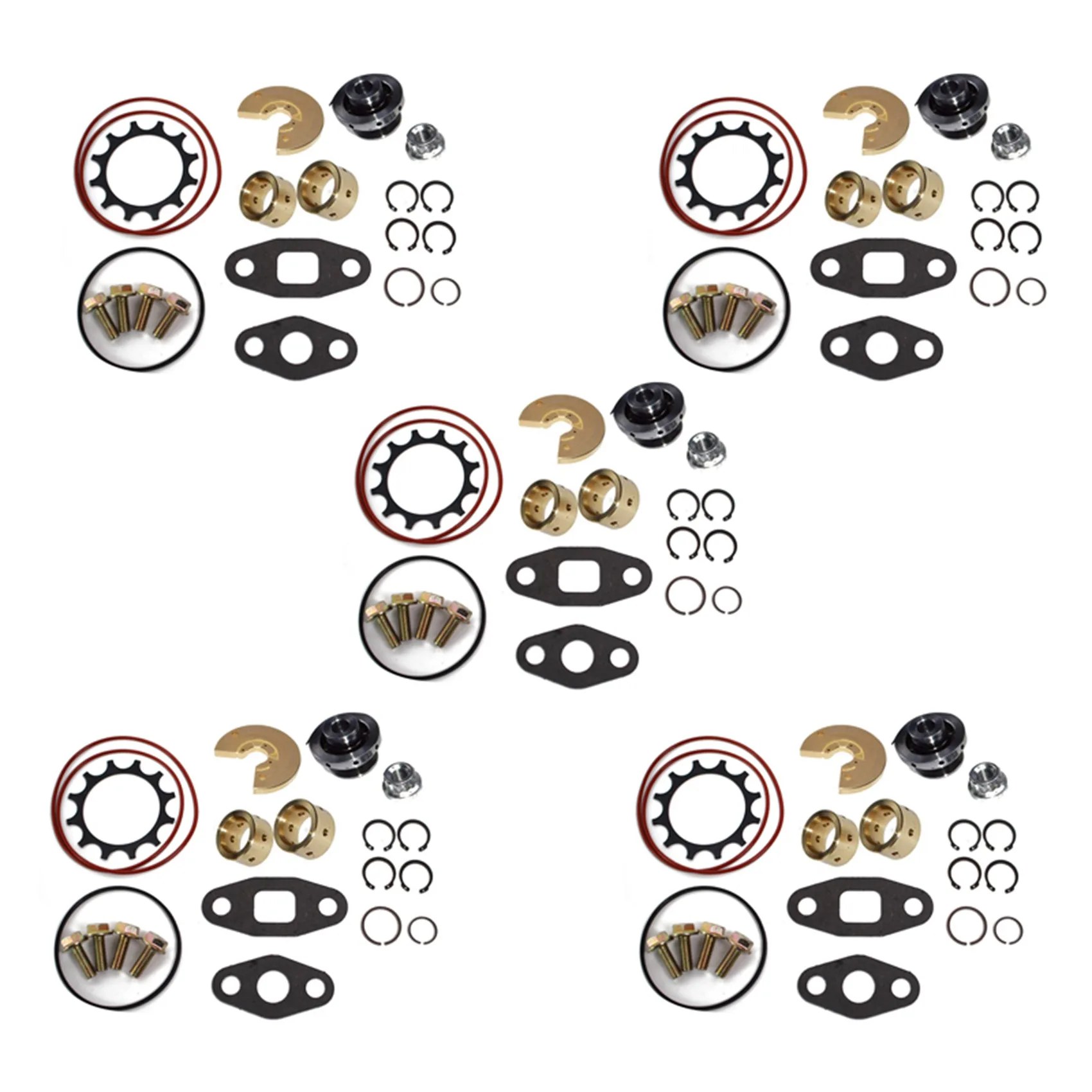 Simple 5X Turbo Repair Rebuild Kit 468139-0000 For Garrett T3 T4 TB03 TA31 T04B T04E TBP4