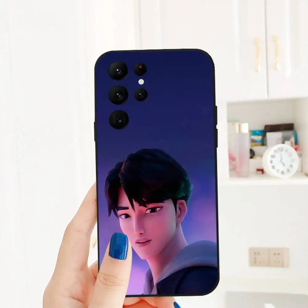KPop Demon Hunters Phone Case For Samsung S Series s21 s22 s23 s24 s25 FE Plus Classic versatile black soft shell