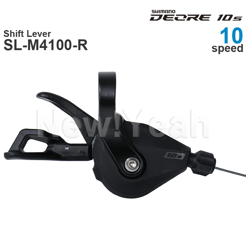 SHIMANO DEORE M4100 10 Speed Shifter SL-M4100-R  - Right Shift Lever - Clamp Band - 10-speed original parts