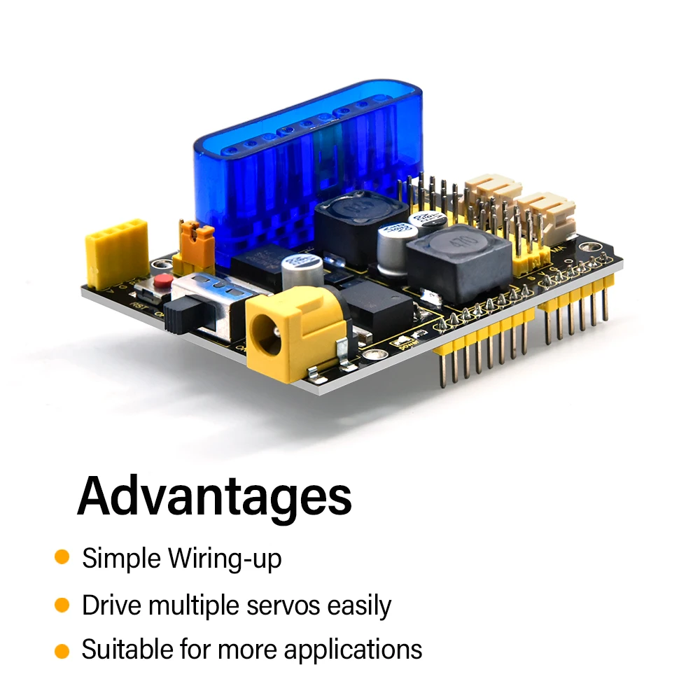 Scheda di espansione Servo Driver motore Keyestudio TB6612FNG/scudo servoazionamento con moduli di depressurizzazione PS2 LM2596S-5.0V DC-DC