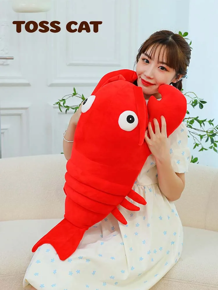 toss-muneco-de-peluche-creativo-dragon-camaron-almohada-para-dormir-unisex-suave-animales-de-peluche-rellenos-de-algodon-pp