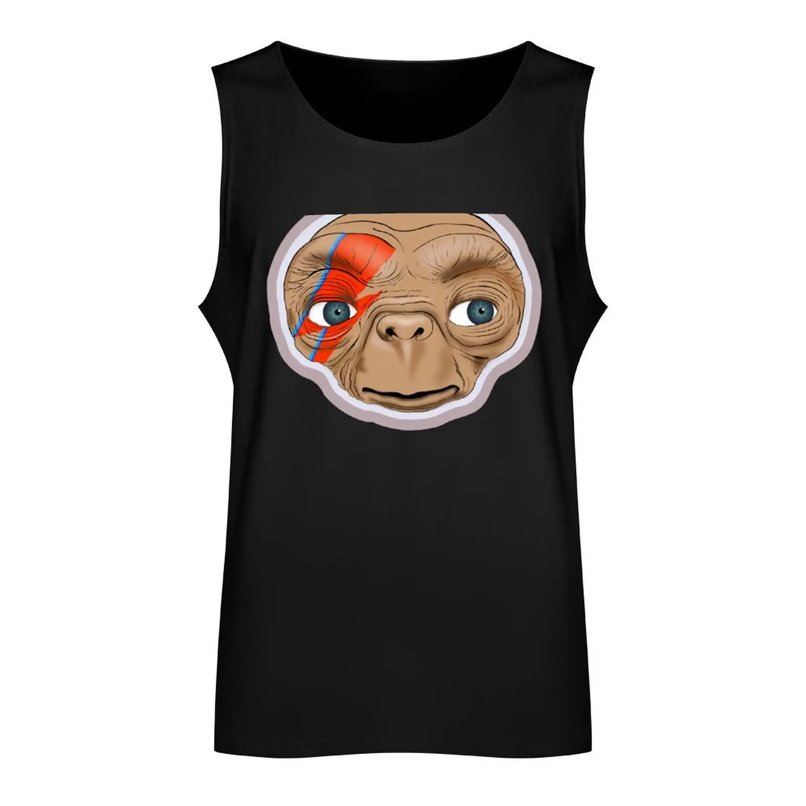 Space Invader Tank Top Man sleeveless shirt anime gym bodybuilding t-shirt