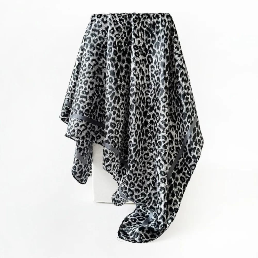 Fashion Versatil Hair Scarf Elegant Soft Turban Wrap Satin Finish Head Wrap Outdoor Wear