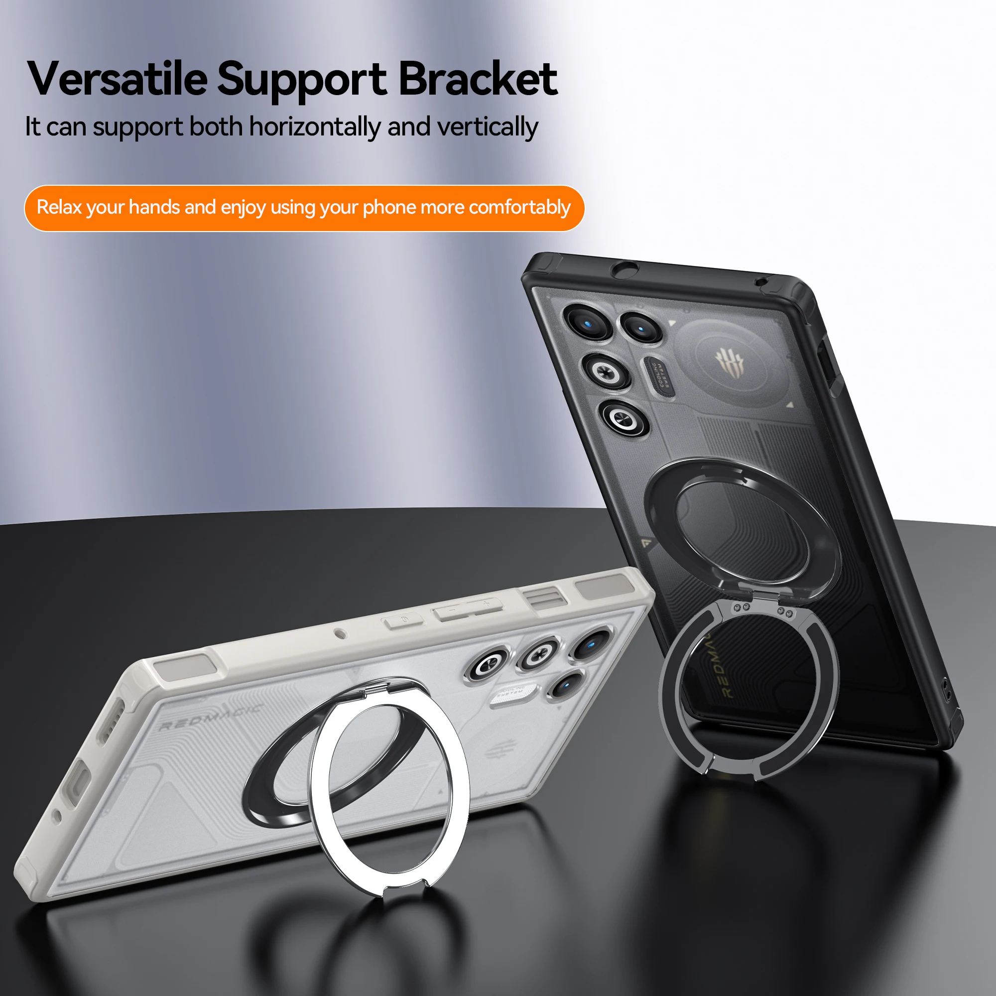 360° Rotating Magnetic Metal Stand Phone Case For ZTE Nubia 