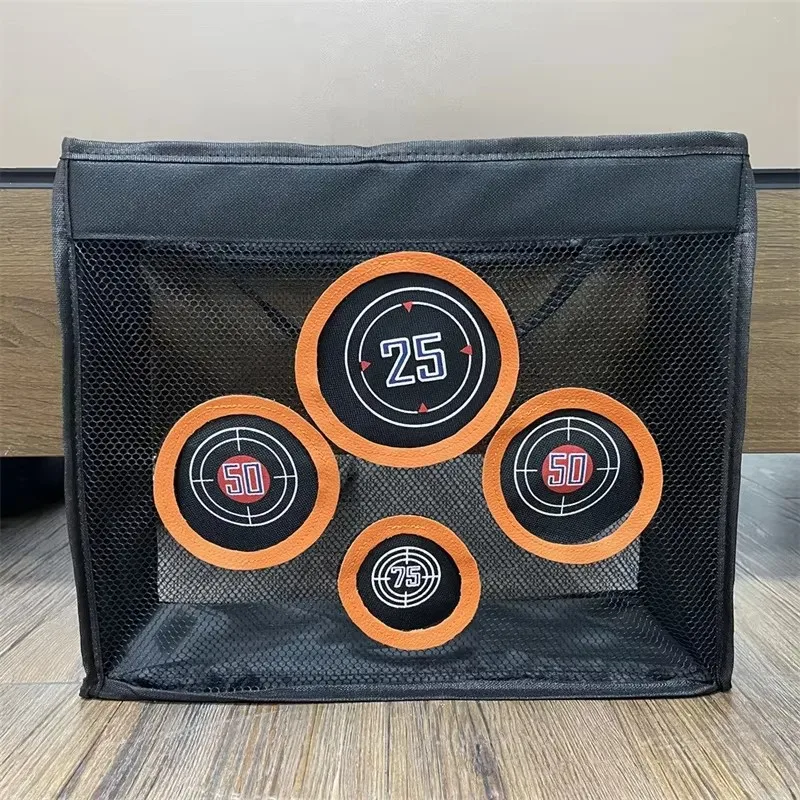กระเป๋าตาข่ายเก็บเป้าซ้อมยิงแบบพกพา ZIVCONCING ใช้ได้กับลูกกระสุน Nerf สำหรับเด็กอายุ 6 ปีขึ้นไป