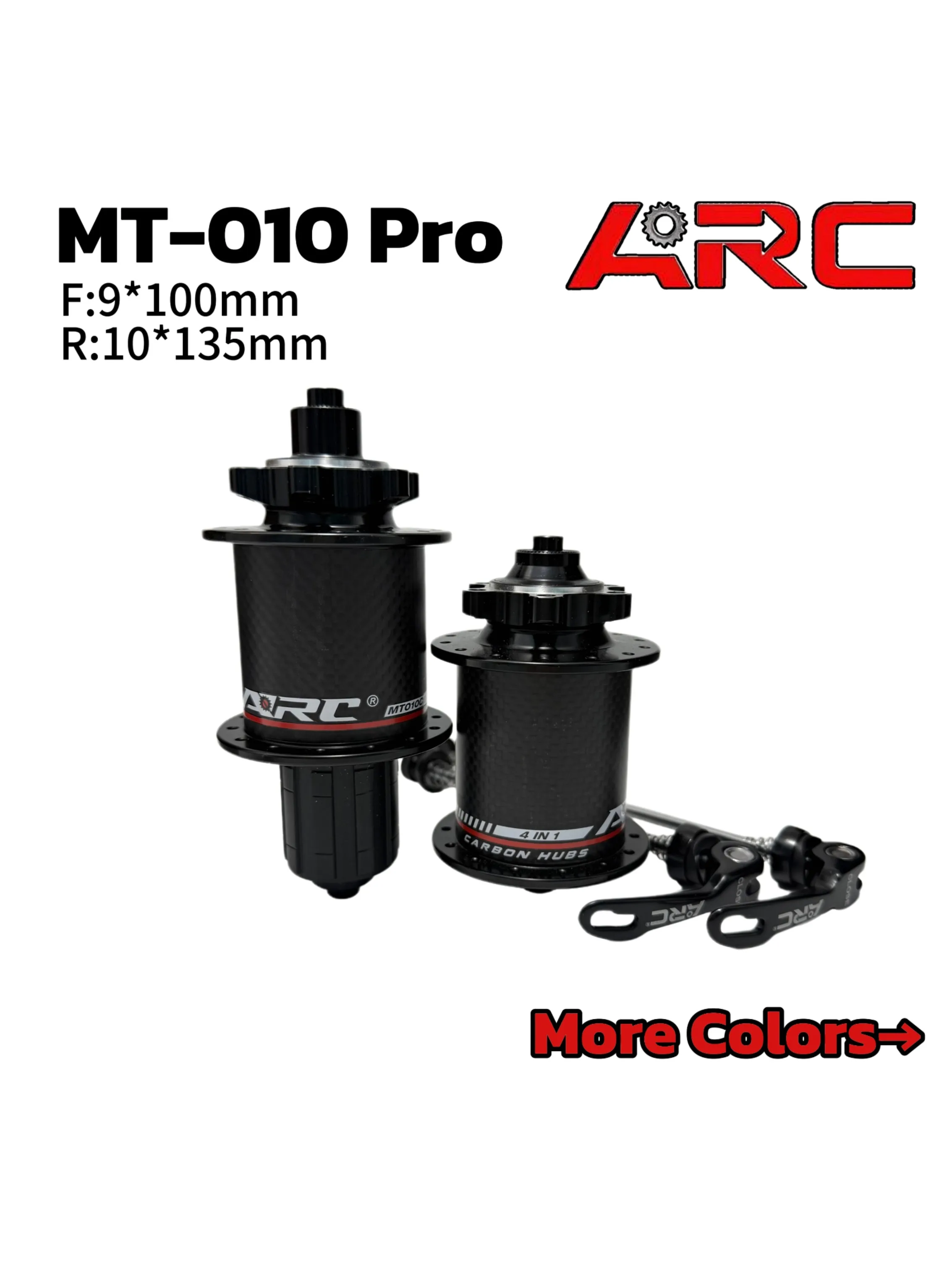 AliExpress ARC MT010 Pro 4 IN 1 MTB Bike Disk Brake Mountain Bicycle Hub 6Pawls 3Teeth 114 Click F-9*100MM/R-10*135MM Hub For HG 8 9 10 11S