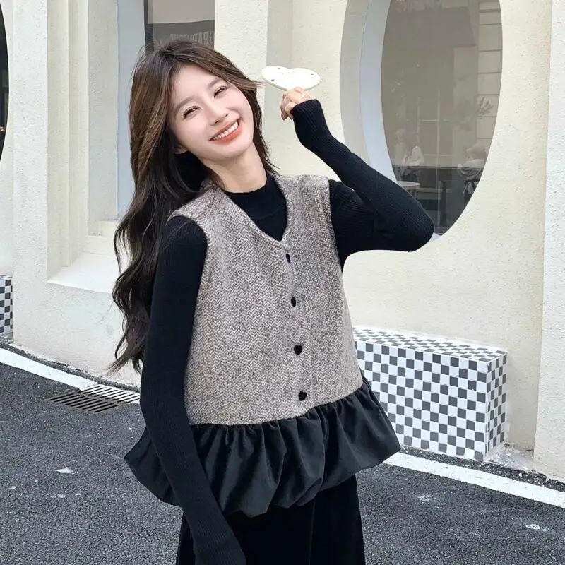 Jovem com renda cardigan princesa moda casual manga comprida camisola camisa versátil primavera outono roupas fora novo