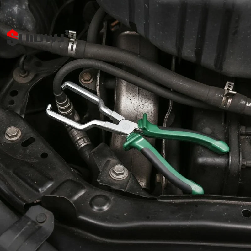 Fuel Line Removal Pliers With Anti Slip Grip Heavy Duty Body For Car Repair Fuel Filter Urea Pipe Work