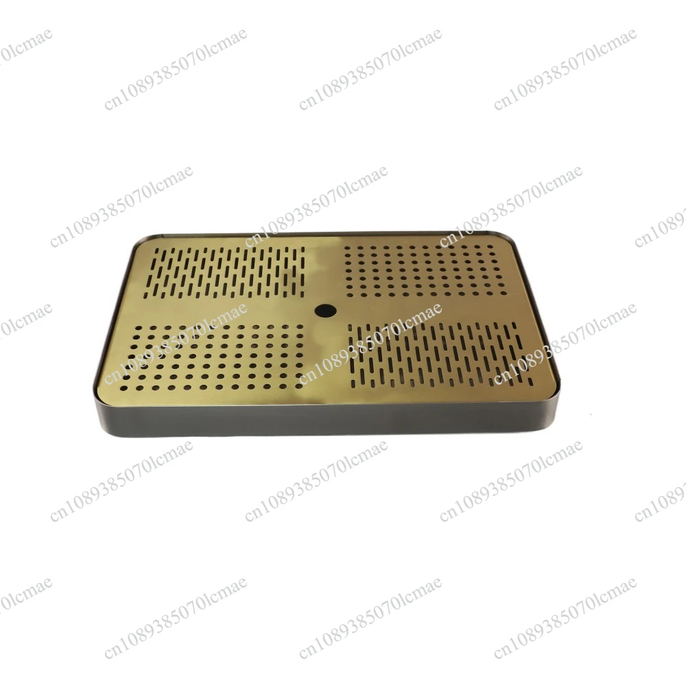 Tea Tray Tea Table Water Storage Type Dry Brewing Table Stainless Steel Drain Tray Sea