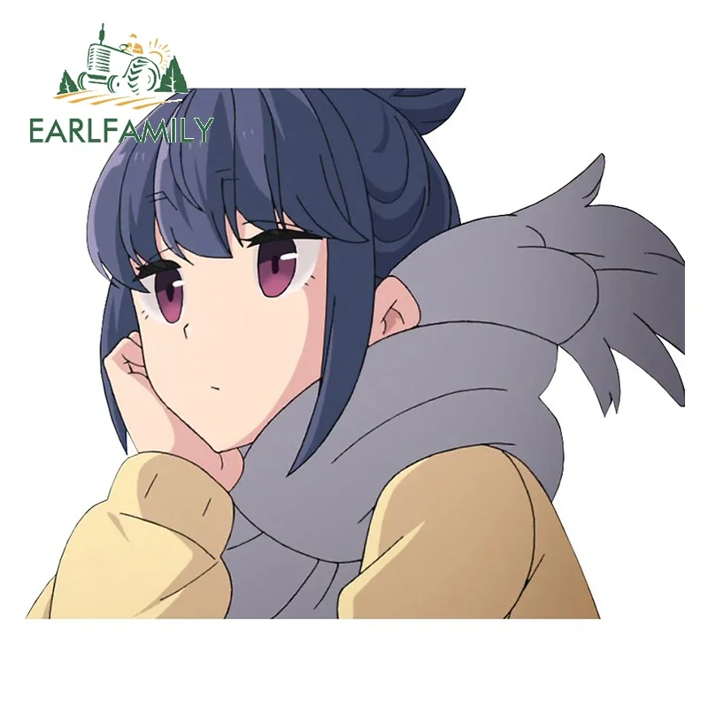 EARLFAMILY-pegatinas de Anime Peek para coche, calcomanías divertidas de 13cm x 10,8 cm para coche, autocaravana, frigorífico, maletero, gráficos de vinilo a prueba de arañazos