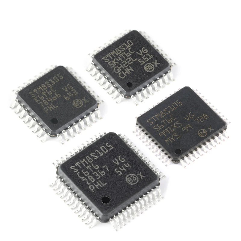 5PCS STM8S005C6T6 STM8S005K6T6C STM8S105K4T6C K6T6C STM8S105S6T6C STM8S105C4T6 C6T6 16 MHZ flash / 8-bit microcontroller MCU