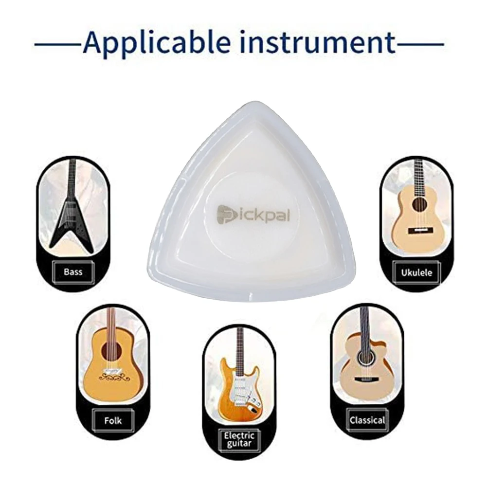 Guitar Touch Luminous Pick With High-Sensitivity LED Light Stringed Instrument Plectrum Non-Slip For Bass Electric Guitarists