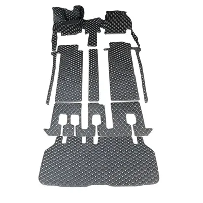 

Высокое качество! Полный комплект автомобильных ковриков + коврик в багажник для Toyota Estima 2021-2006 7, 8 мест, водонепроницаемые ковры, 3 ряда, коврики