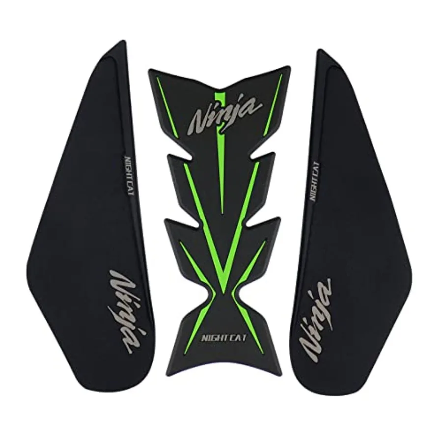 

Compatible Ninja 400 Motorcycle Tank Pad Kit Side Knee Guard Sticker Fuel Tank Protector
