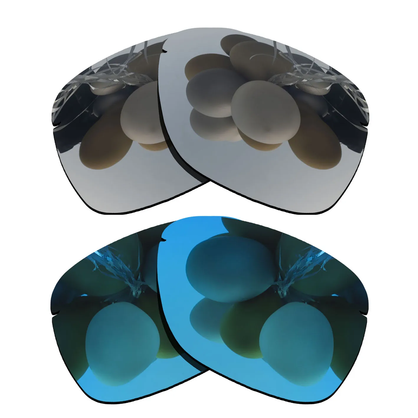 

Silver&Sky Blue Lenses Replacement For-Oakley Tailhook Sunglasses