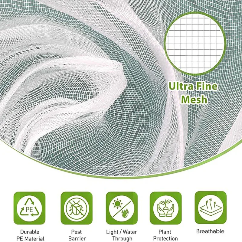 أكياس حماية للنباتات تغطي شبكة لشجرة الخضار والفراولة والعنب ومكافحة الآفات وحقيبة واقية مضادة للطيور #6