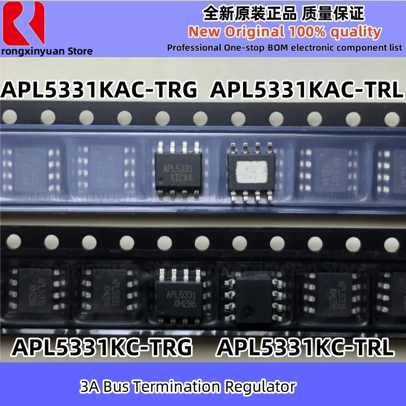 10Pcs APL5331 APL5331KAC-TRG APL5331KAC-TRL APL5331KAC APL5331KC-TRG APL5331KC-TRL APL5331KC  3A Bus Termination Regulator  New