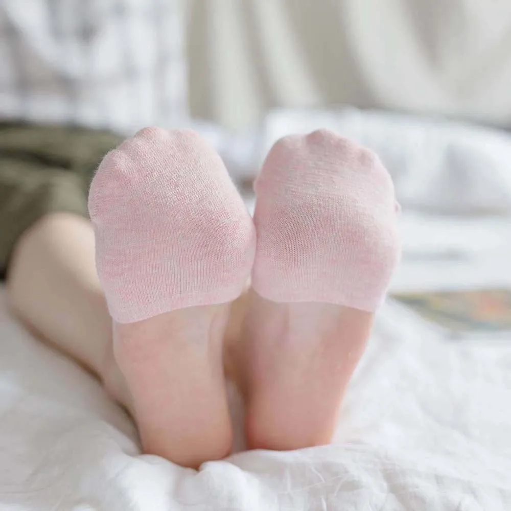 Chaussettes respirantes demi-pied pour femme, chaussettes invisibles pour l'avant-pied, chaussettes fines non aldes