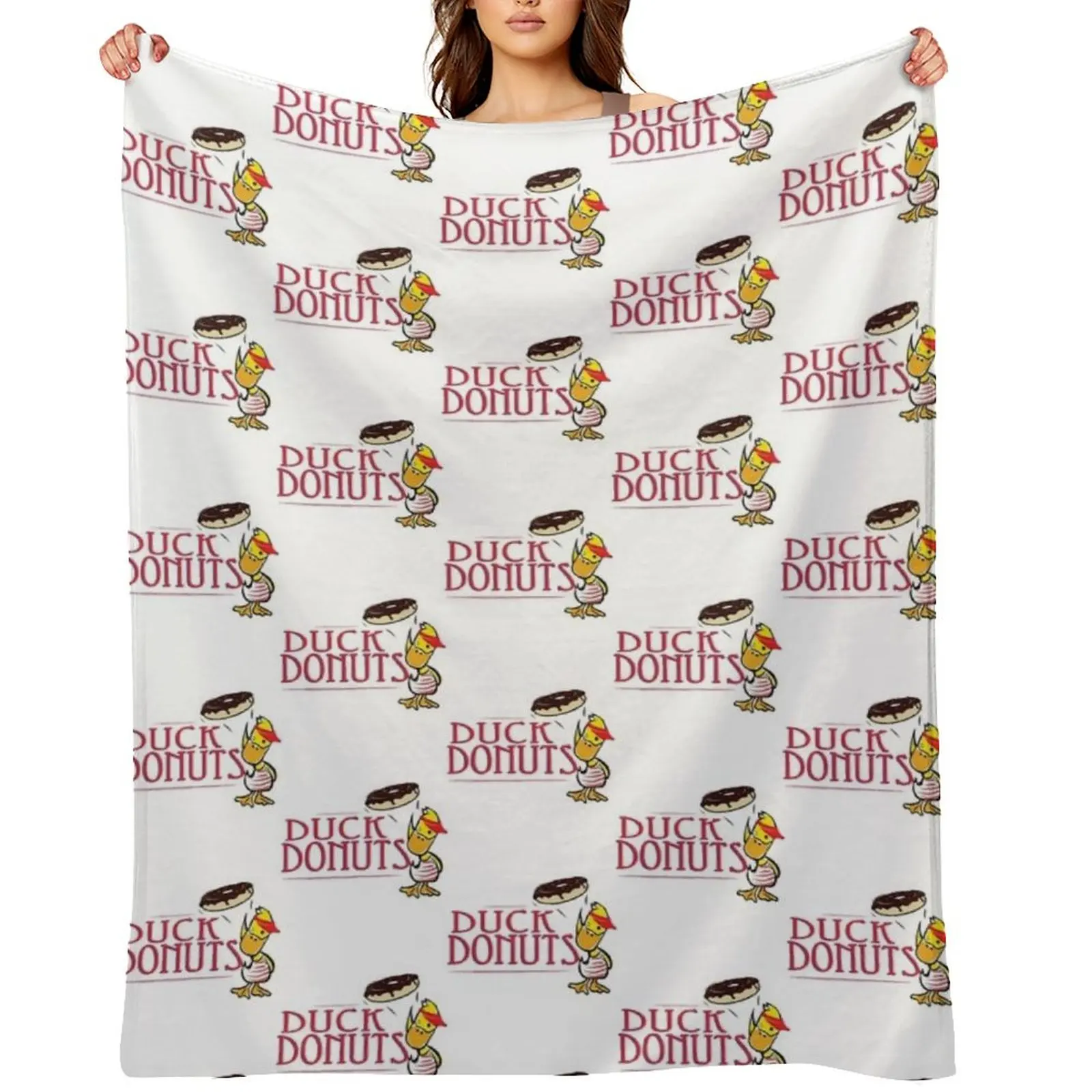 Manta de Donuts de pato para bebé, sofá gigante, mantas a cuadros para bebé