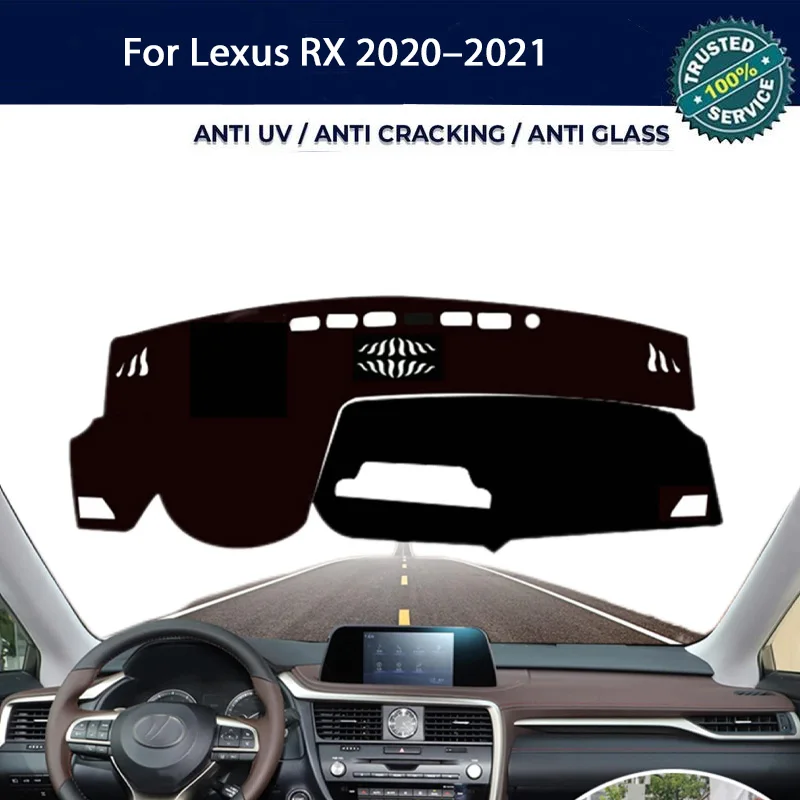 

Защитный коврик на приборную панель с защитой от УФ-излучения для Lexus RX 2020–2021, аксессуары для центральной консоли, солнцезащитный козырек
