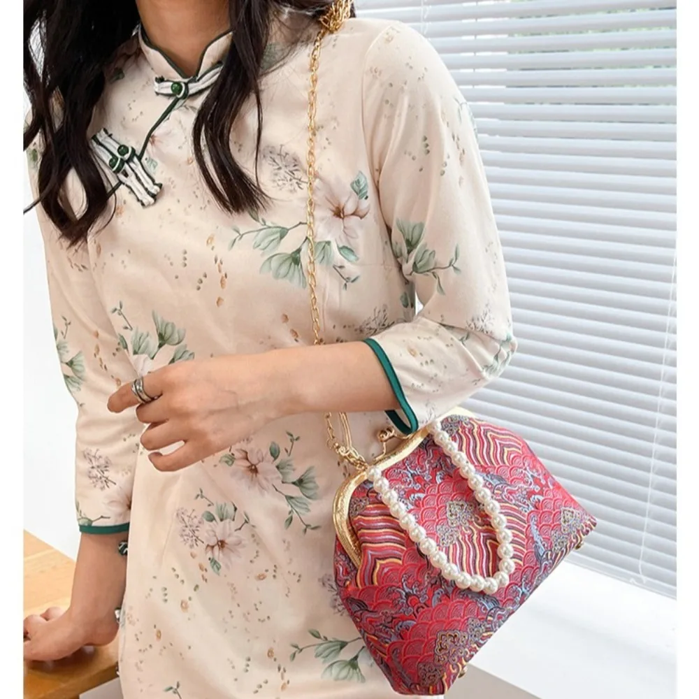 Chinese Style Banquet Bag New Women High Capacity Shoulder Bag Trendy Popular Handbag