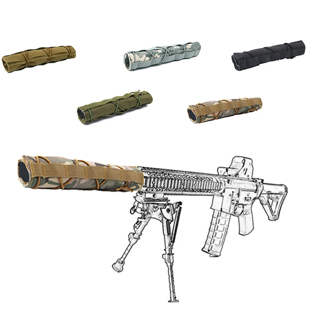 

MAGORUI Nylon 8.66" 22cm Suppressor Mirage Heat Cover Shield Sleeve Muffler Shooting