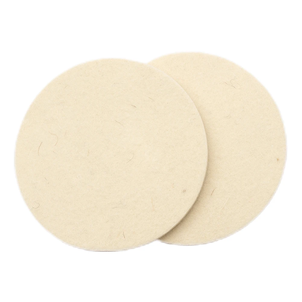 Instruments Marble 2pcs Wool Felt Wheel Polishing pads Stainless Steel Automotive Furniture Tableware Convenient