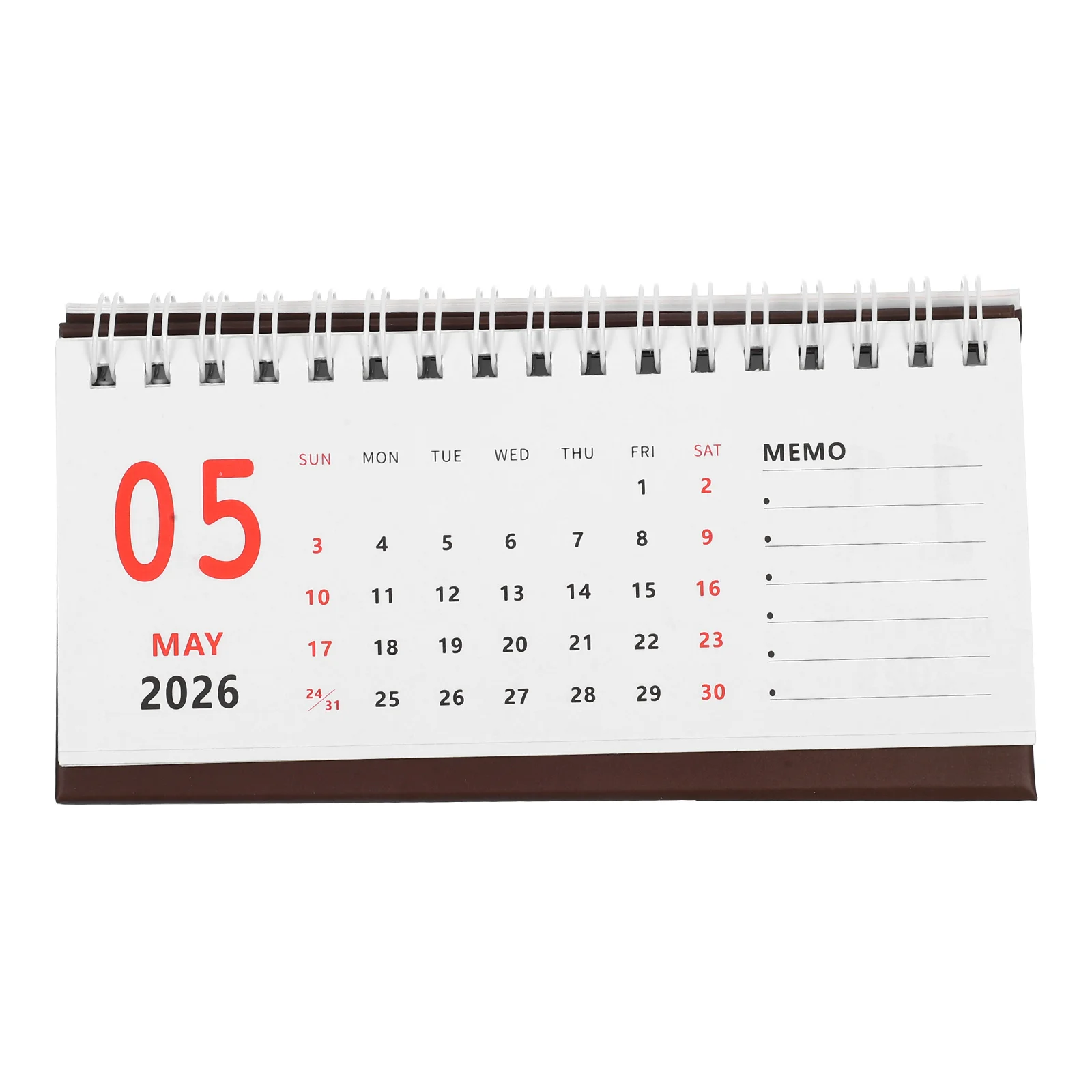 

2026 Desk Calendar Tabletop Decorative Month Desktop Standing Flip New Year Calendars Paper 2025 2025-2026 Mini Planner Small