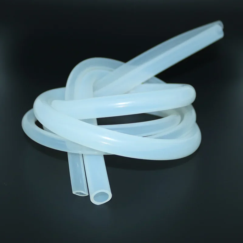 1 5 Meter Food Safe Silicone Tubing Clear Heat Resistant Flexible Pipe For Aquariums Faucets Gardens Industrial Use Diameter 6x8