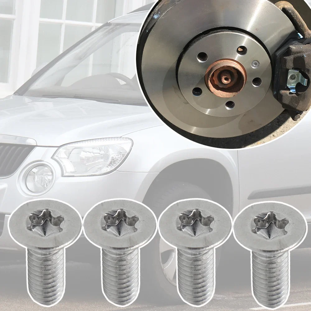 

4Pcs For Skoda Yeti Car Front Rear Brake Disc Retaining Screws Countersunk Bolt 2009 2010 2011 2012 2013 2014 2015 2016 2017