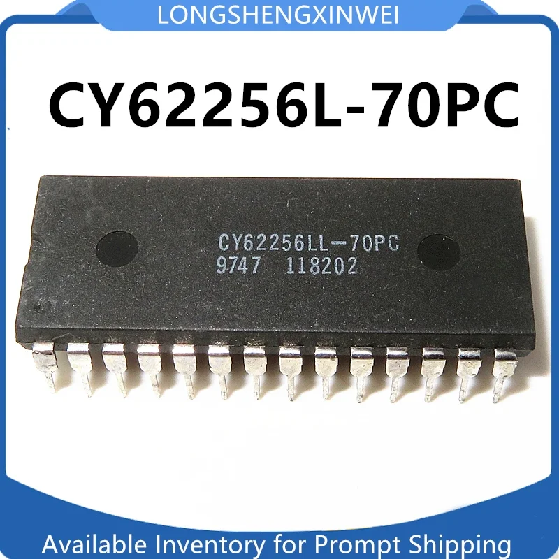 1PCS CY62256L-70PC DIP28 New