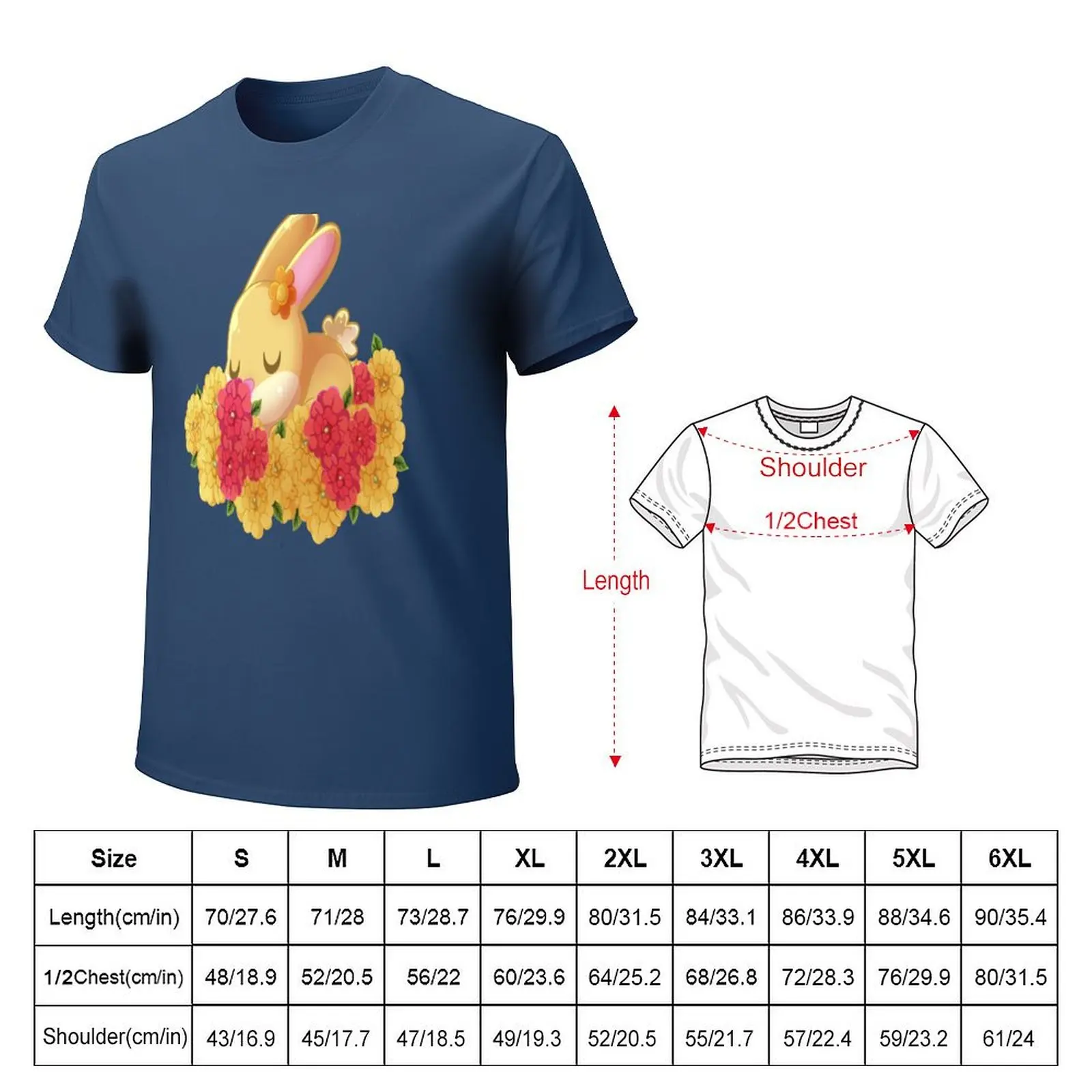 Floral Peony Bunny T-shirt cute tops hippie clothes tops summer clothes clothes for men