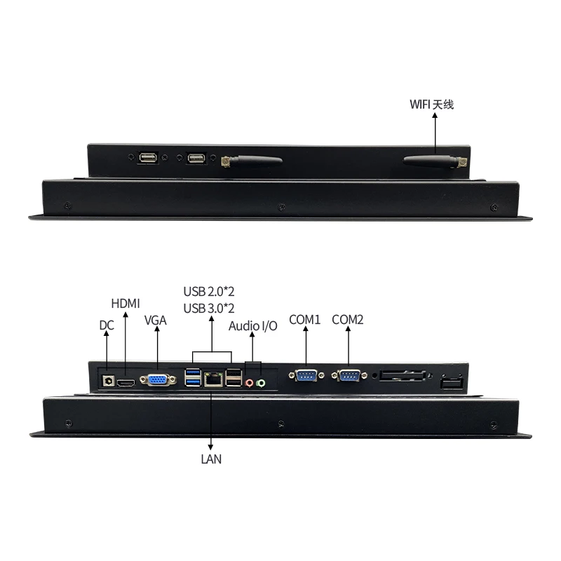 Imagem -04 - Tela de Toque Capacitiva Resistiva Brilho à Prova d Água Verdadeiro Plano Embutido Tablet Industrial Painel de Computador pc X86 Preço 10.1in